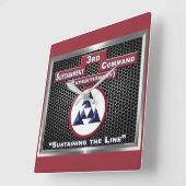 Duurzaamheidsopdracht (expeditionair) vierkante klok (Hoek)