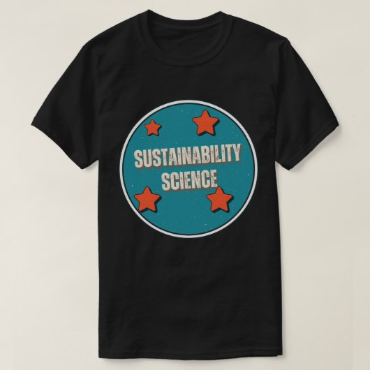 Duurzaamheidswetenschap T-shirt (Design voorkant)