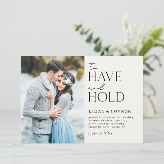 Duurzame belofte Uitnodiging tot bewerken van kleu (Staand voorkant)