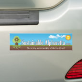 Duurzame Bumpersticker Alpharetta (Op auto)