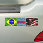 duurzame, duurzame bumbersticker bumpersticker (Op auto)