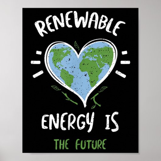Duurzame energie is t... poster (Voorkant)