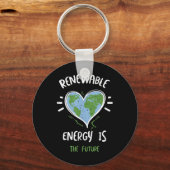 Duurzame energie is t... sleutelhanger (Voorkant)