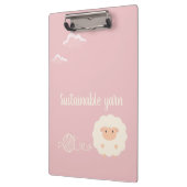 Duurzame garens grappige schapen met garen klembord (Links)