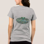 Duurzame Geest Tri-Blend Shirt (Achterkant)