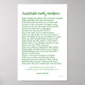 Duurzame gezinsleden poster (Voorkant)