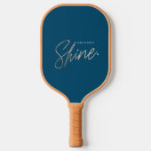 Duurzame glans pickleball paddle (Voorkant)
