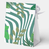 Duurzame gunstbox Kleur Groen Bladeren Natuur Bedankdoosjes (Achterkant)