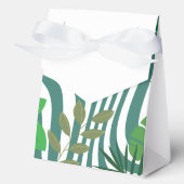 Duurzame gunstbox Kleur Groen Bladeren Natuur Bedankdoosjes (Voorkant)