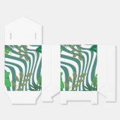 Duurzame gunstbox Kleur Groen Bladeren Natuur Bedankdoosjes (Ongevouwen)