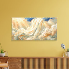Duurzame Kunst Zonne-energie Abstract Schilderij Canvas Afdruk