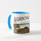 Duurzame landbouw boerderij mok (Voorkant links)