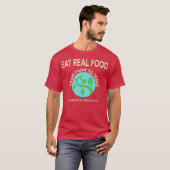Duurzame landbouw Echte levensmiddelen T-shirt (Voorkant volledig)