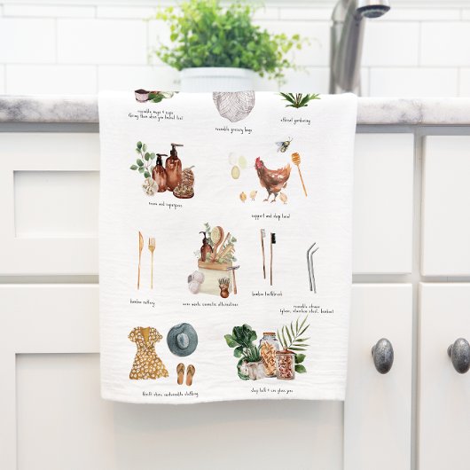 Duurzame Levensstijl Eco Gids | Zero Waste  Theedoek