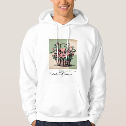 Duurzame liefde,  charme hoodie (Voorkant)