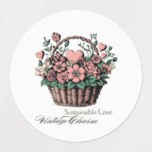 Duurzame liefde, charme labels (Design 1)