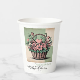 Duurzame liefde,  charme papieren bekers