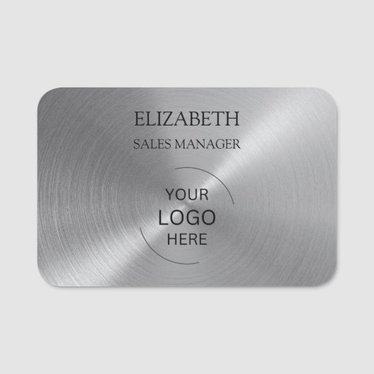 Duurzame naamlabels voor kleding naamplaatje (Voorkant)