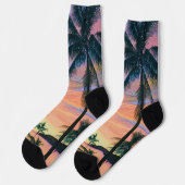 Duurzame Premium Crew Sock Sunrise/Sunset Sokken (Links)