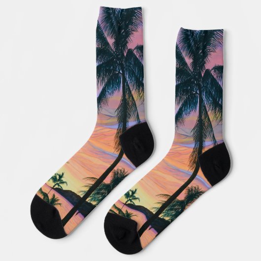 Duurzame Premium Crew Sock Sunrise/Sunset Sokken (Links)