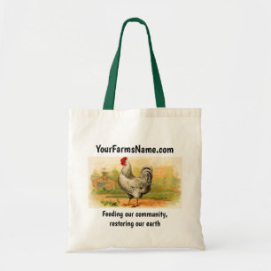 Duurzame Promo van het Boerderij, Uw Afbeelding &  Tote Bag