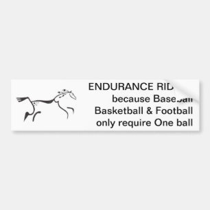 Duurzame Riding, omdat Bumpersticker