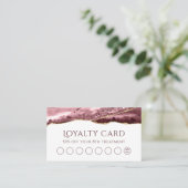 Duurzame roos Agate-troutekaart Visitekaartje (Staand voorkant)