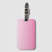 Duurzame roos-kersen die roze bloesem bagagelabel (Voorkant (verticaal))