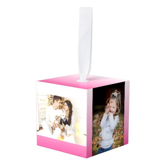 Duurzame roos-kersen die roze bloesem decoratie (Voorkant hoekig)