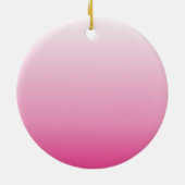 Duurzame roos-kersen die roze bloesem keramisch ornament (Achterkant)