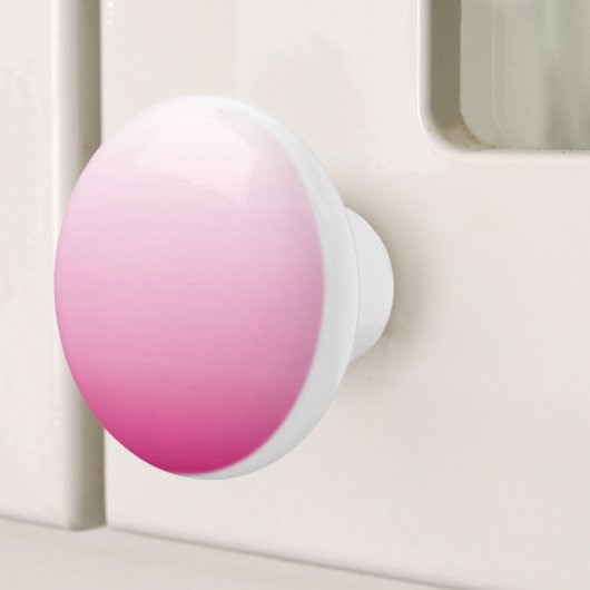 Duurzame roos-kersen die roze bloesem keramische knop