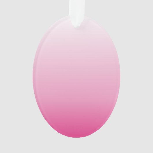 Duurzame roos-kersen die roze bloesem ornament (achterkant)