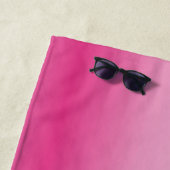 Duurzame roos-kersen die roze bloesem strandlaken (In situ)