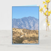 Duurzame Scene -Plain- Palm Springs, CA voor ieder Kaart (Gele Bloem)