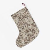 Duurzame stijl Digitaal Camouflage Decor Kleine Kerstsok (Achterkant (Hangend))
