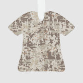 Duurzame stijl Digitaal Camouflage Decor Ornament (achterkant)