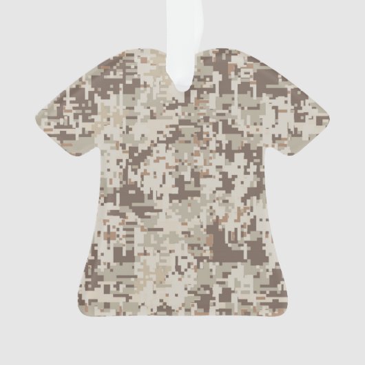Duurzame stijl Digitaal Camouflage Decor Ornament (voorkant)