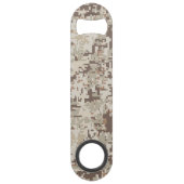 Duurzame stijl Digitaal Camouflage Decor Speed Flessenopener (Achterkant)
