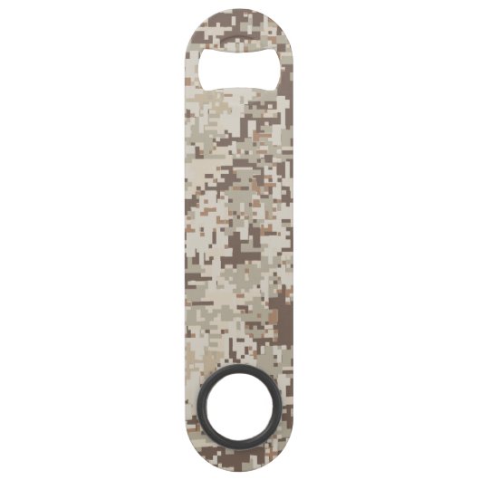 Duurzame stijl Digitaal Camouflage Decor Speed Flessenopener (Achterkant)