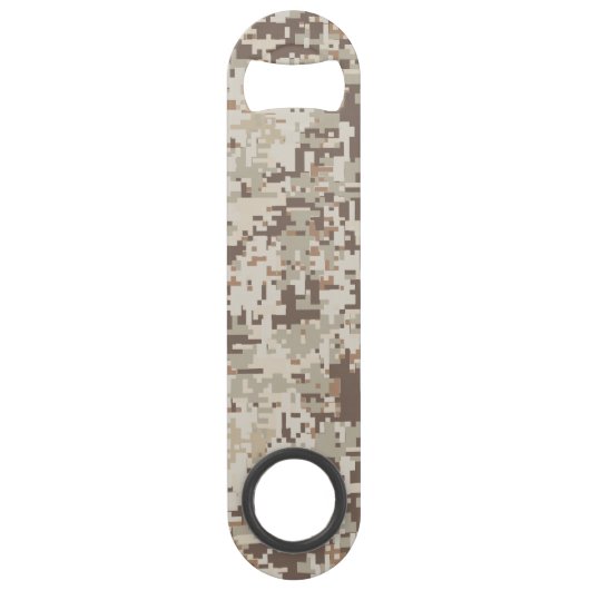 Duurzame stijl Digitaal Camouflage Decor Speed Flessenopener (Voorkant)