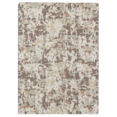 Duurzame stijl Digitale Camouflage Beige Decor Klembord (Achterkant)