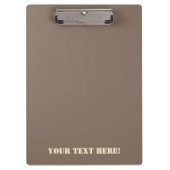 Duurzame stijl Digitale Camouflage Beige Decor Klembord (Voorkant)