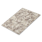Duurzame stijl Digitale Camouflage Beige Decor Notitieblok (Schuin)