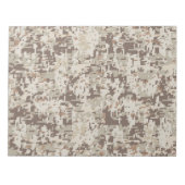 Duurzame stijl Digitale Camouflage Beige Decor Notitieblok (Voorkant)