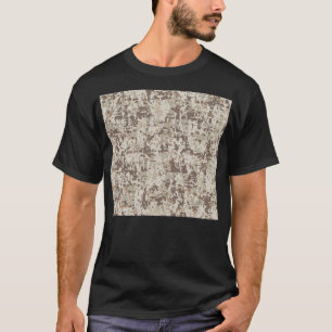 Duurzame stijl Digitale Camouflage Beige Decor T-shirt