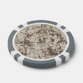Duurzame stijl Digitale Camouflage Pixels Decor Poker Chips (Enkel)