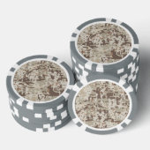 Duurzame stijl Digitale Camouflage Pixels Decor Poker Chips (Opstapeling)