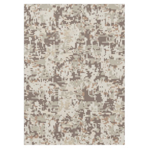 Duurzame stijl Digitale Camouflage Pixels Decor Tafelkleed