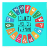 Duurzame toekomst kubus (Voorkant)