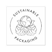 Duurzame verpakkingen | Ecologische bedrijfsvoerin Zelfinktende Stempel (Design)